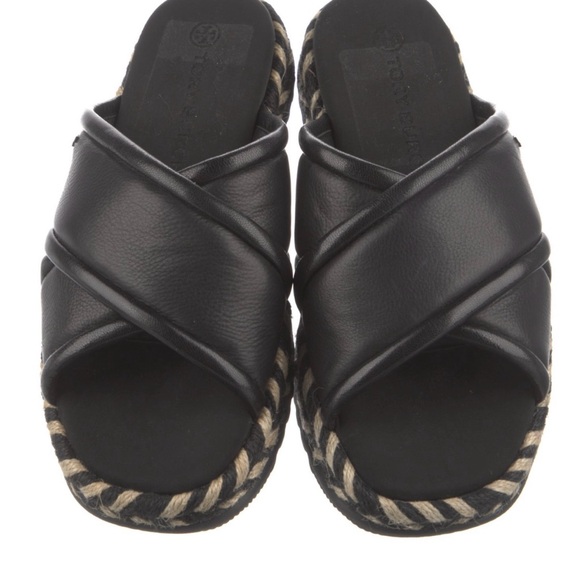 EUC Tory Burch Leather Printed Espadrilles - Picture 3 of 5